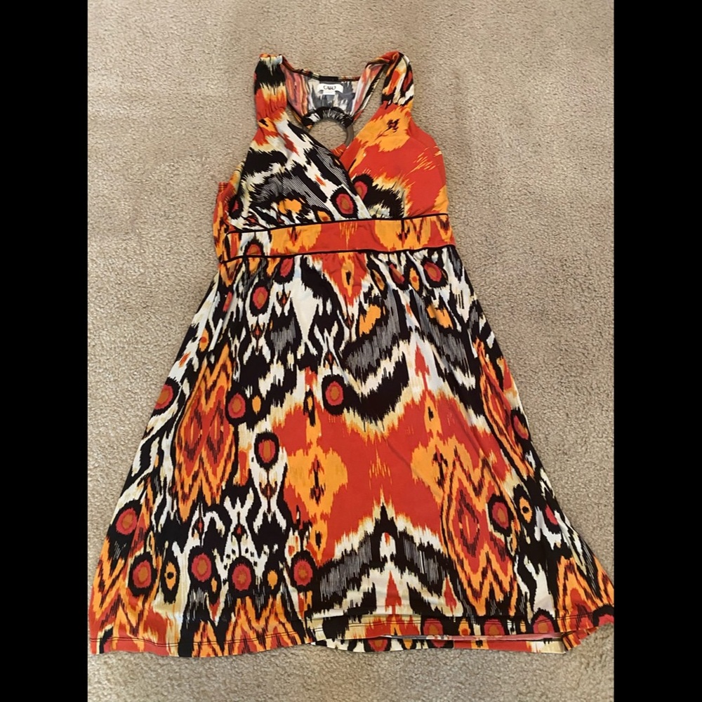 Orange dress